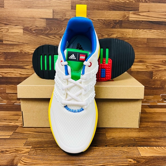 Adidas Lego Racer TR21 Women’s White Sneakers Shoe #680 - Picture 3 of 5